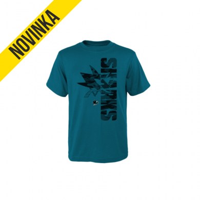 NHL, tričko, COOL, CAMO, SS, TEE, SAN, JOSE, SHARKS, JR, detské